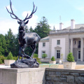 estatua de los ciervos del skyfall de la decoración del jardín del metal bronce en venta